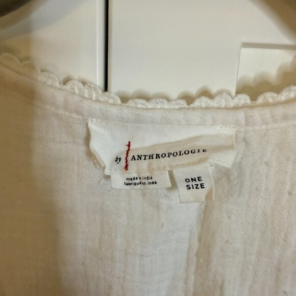 Anthropologie White Lace Blouse - Picture 5 of 6